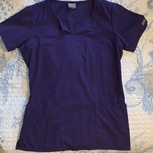 Small Cherokee scrub top purple